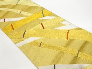 竹模様織出し袋帯